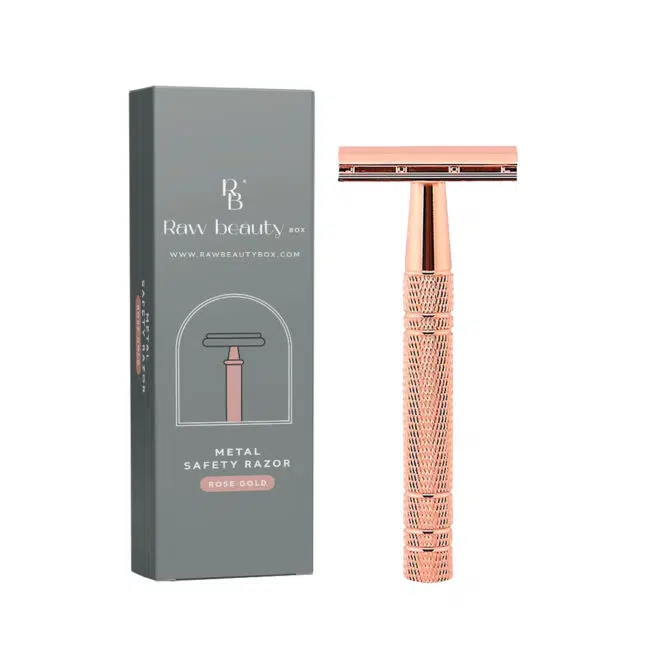 Metal-Safety-Razor-rose-gold-with-box