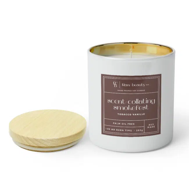 Soy-Candle-Tobacco-Vanille-Scent-collating-Smokefest-285g-With-Lid